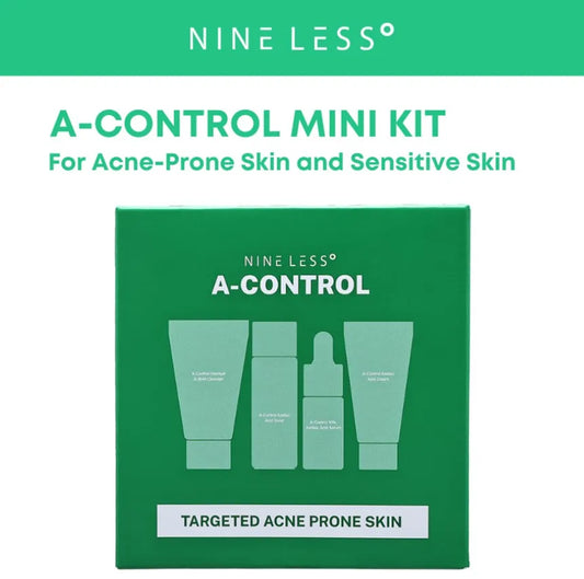NINELESS - Kit de Viaje de Cuidado Facial A-Control Mini Kit 5