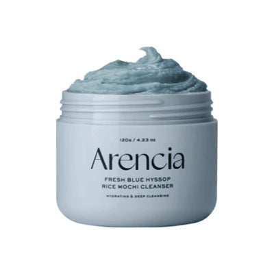 ARENCIA - Fresh Blue Hyssop Rice Mochi Cleanser - 120gr