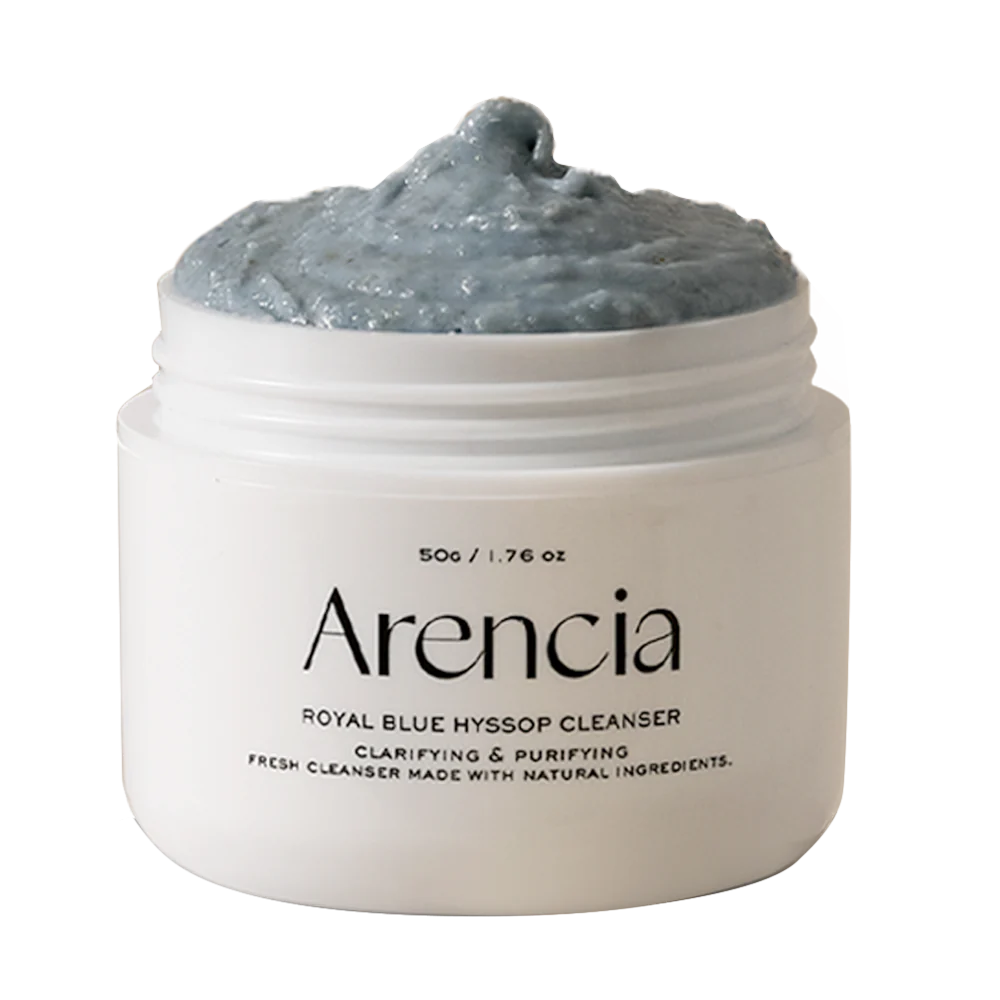 ARENCIA - Fresh Blue Hyssop Rice Mochi Cleanser - 120gr